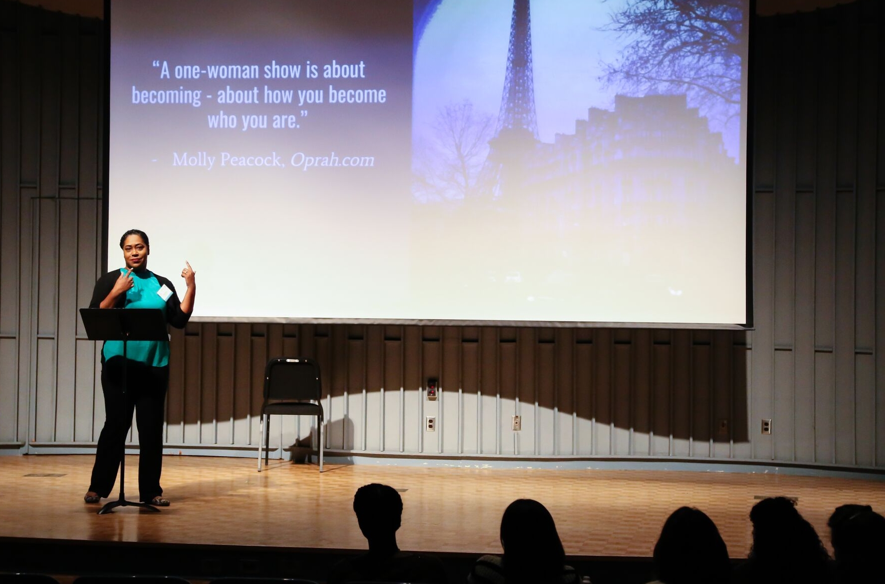 Torrie Wiggins Presenting at StateraConIII in Milwaukee. (Photo by Malloree Delayne Hill)