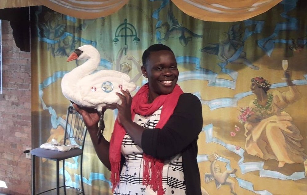 Sophie Dowllar Ogutu during Statera's 2018 SWAN Day Convening in Milwaukee.