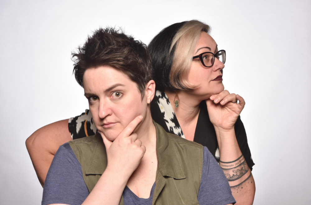 Kristi Good (left) &amp; Molly McCarter (right) pictured above in what they like to call “our official partner head shot”.)