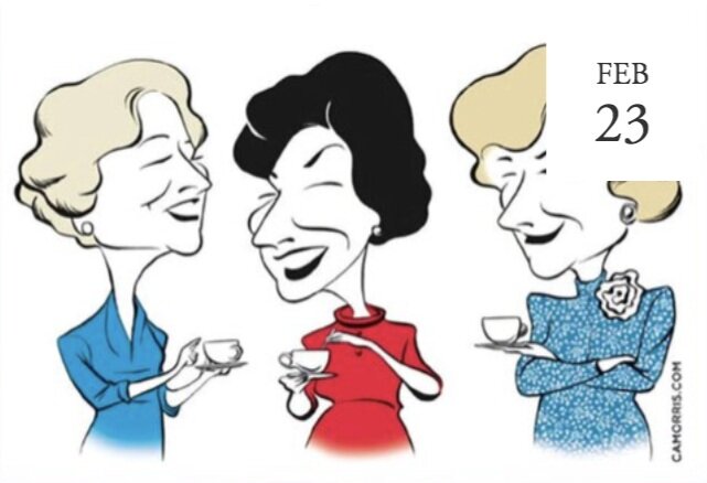 TEA FOR THREE: Lady Bird, Pat &amp; Betty -  Milton, DE